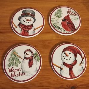St. Nicholas Square Christmas Coasters Set